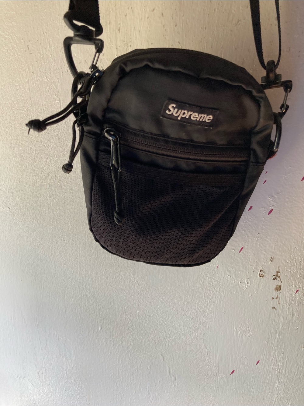Supreme Black Small Crossbody Pouch